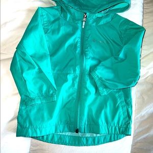 Columbia Rain jacket 2T Teal